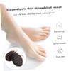 FRCOLOR 2pcs Natural Pumice Stone Foot Scraper for Dead Skin Callus Removal Small Portable Exfoliating Tool with Porous Surface to Soften Heels and Circulation Foot Massage and Heel Care view 3