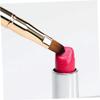 FOMIYES Retractable Double Ended Lip Brush Portable Makeup Applicator for Women Precision Fine Dense Bristles Concealer and Lipstick Brush Compact Golden Cosmetic Tool view 2