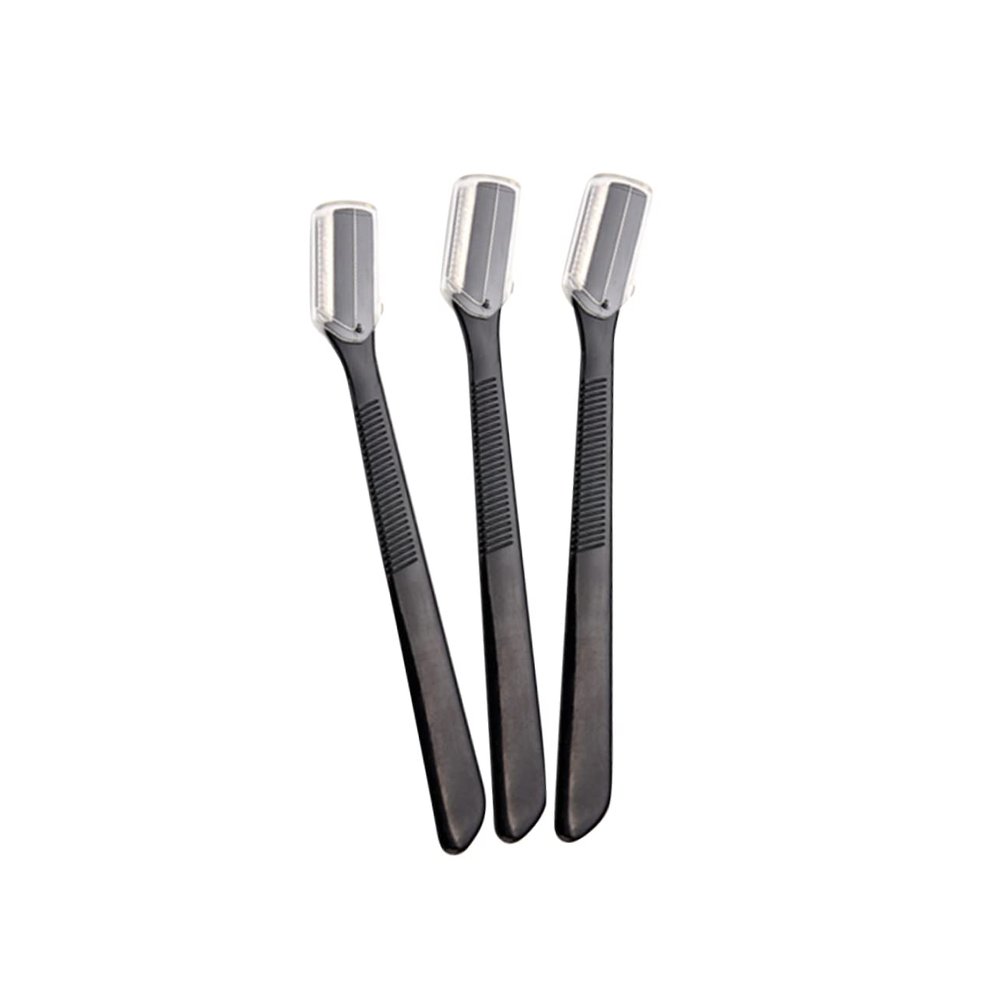 BUTIFULSIC 12Pcs Safety Eyebrow Razors Lightweight Non Slip Practical Trimmer for Precise Eyebrow Shaping and Gentle Facial Grooming Compact Travel Makeup Accessories