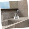 Beavorty 2pcs Razor Stand with Sturdy Aluminum Alloy Base Smooth Safety Razor Holder for Bathroom Organization Compact and Durable Shaving Brush Display Rack Easy to Clean and Space Saving view 2