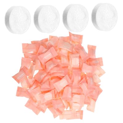 BUTIFULSIC 100pcs Disposable Compressed Cotton Towels Soft Facial Cleansing Cloths Individually Wrapped for Travel Camping Makeup Removal and Multipurpose Cleaning