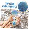 Happyyami 2pcs Nail Dust Brush Large Head Soft Bristles Nail Art Cleaner Makeup Cleaning Tool for Powder and Tint Application view 3
