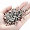 Body Septum Piercing Jewelry, 14G 16G Nose Tongue Lip Ear Eyebrow Belly Button Cartilage Tragus Industrial Barbell Helix Daith Body Jewelry with Piercing Needles (Silvery- 73 Piece Set) view 2