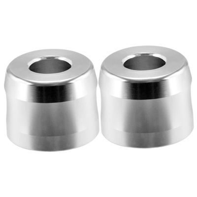 DECHOUS 2pcs Aluminum Razor Storage Stand with Wide Opening Smooth Burr Surface Portable and Easy to Clean Shaver Holder for Home Bathroom Organization
