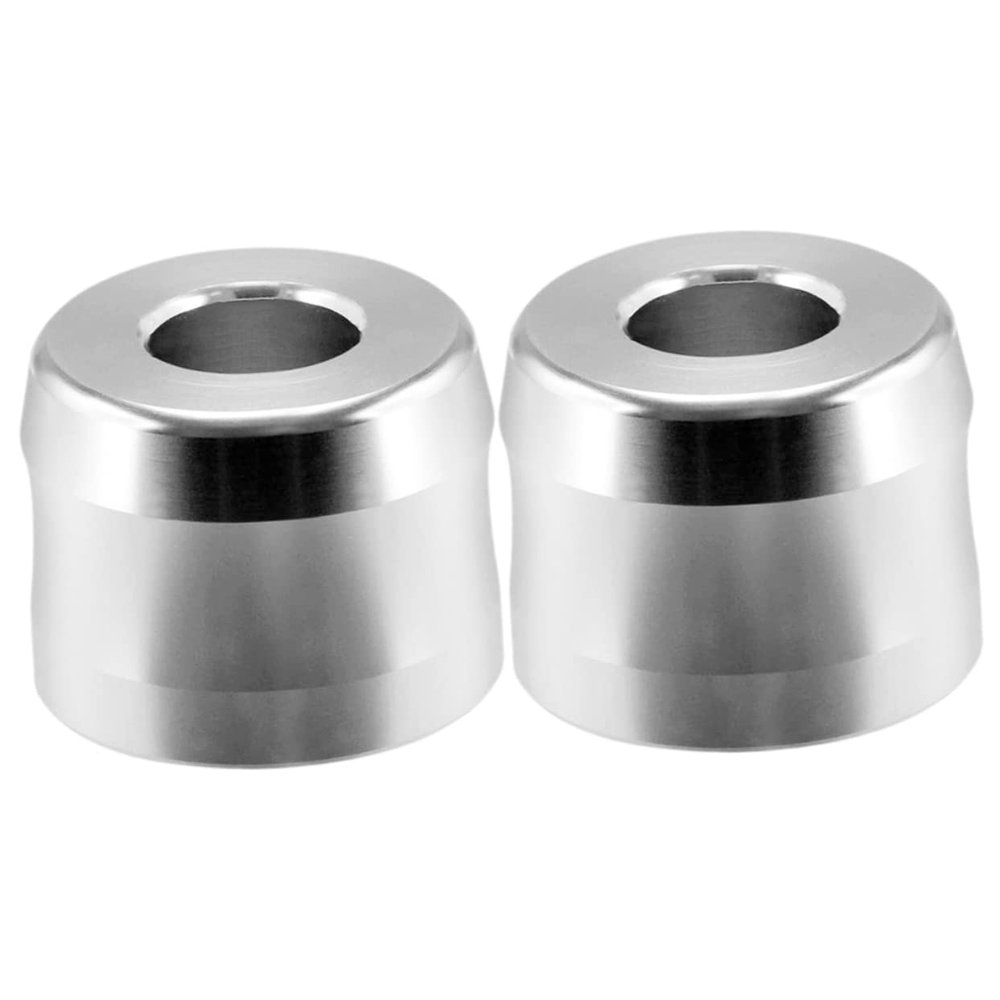 DECHOUS 2pcs Aluminum Razor Storage Stand with Wide Opening Smooth Burr Surface Portable and Easy to Clean Shaver Holder for Home Bathroom Organization