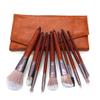 11 Violet Branch Makeup Brush Coffee Set Wood Handle Anti Animal Hair Makeup Tool view 1