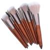 11 Violet Branch Makeup Brush Coffee Set Wood Handle Anti Animal Hair Makeup Tool view 2