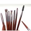 11 Violet Branch Makeup Brush Coffee Set Wood Handle Anti Animal Hair Makeup Tool view 4