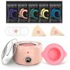 TIKESI Waxing Kit for Women and Men, Digital Wax Warmer with 14OZ 5 Bags Hard Wax Beads, at Home Wax kit for Full Body, Face, Eyebrows, Bikini, Legs, Brazilian & Sensitive Skin (Blush) view 1