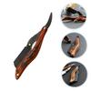 BESTYASH Wooden Razor with Natural Wood Handle Lightweight Manual Beard Trimming Tool Compact Clip Head for Precise Shaving and Grooming Portable Design for Mens Beard Care view 3
