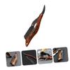 BESTYASH Wooden Razor with Natural Wood Handle Lightweight Manual Beard Trimming Tool Compact Clip Head for Precise Shaving and Grooming Portable Design for Mens Beard Care view 4