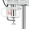 Facial Steamer with 3-in-1, Magnifying Lamp, Rolling Stand for Spa Beauty Facial Care view 4