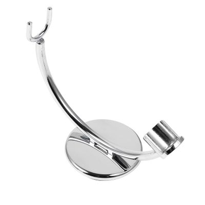 VALICLUD Silver Razor Stand for Men with Nonslip Base Stable Beard Care Holder and Decorative Shaving Razor Rack Creative Bathroom Organization and Tidy Washroom Storage