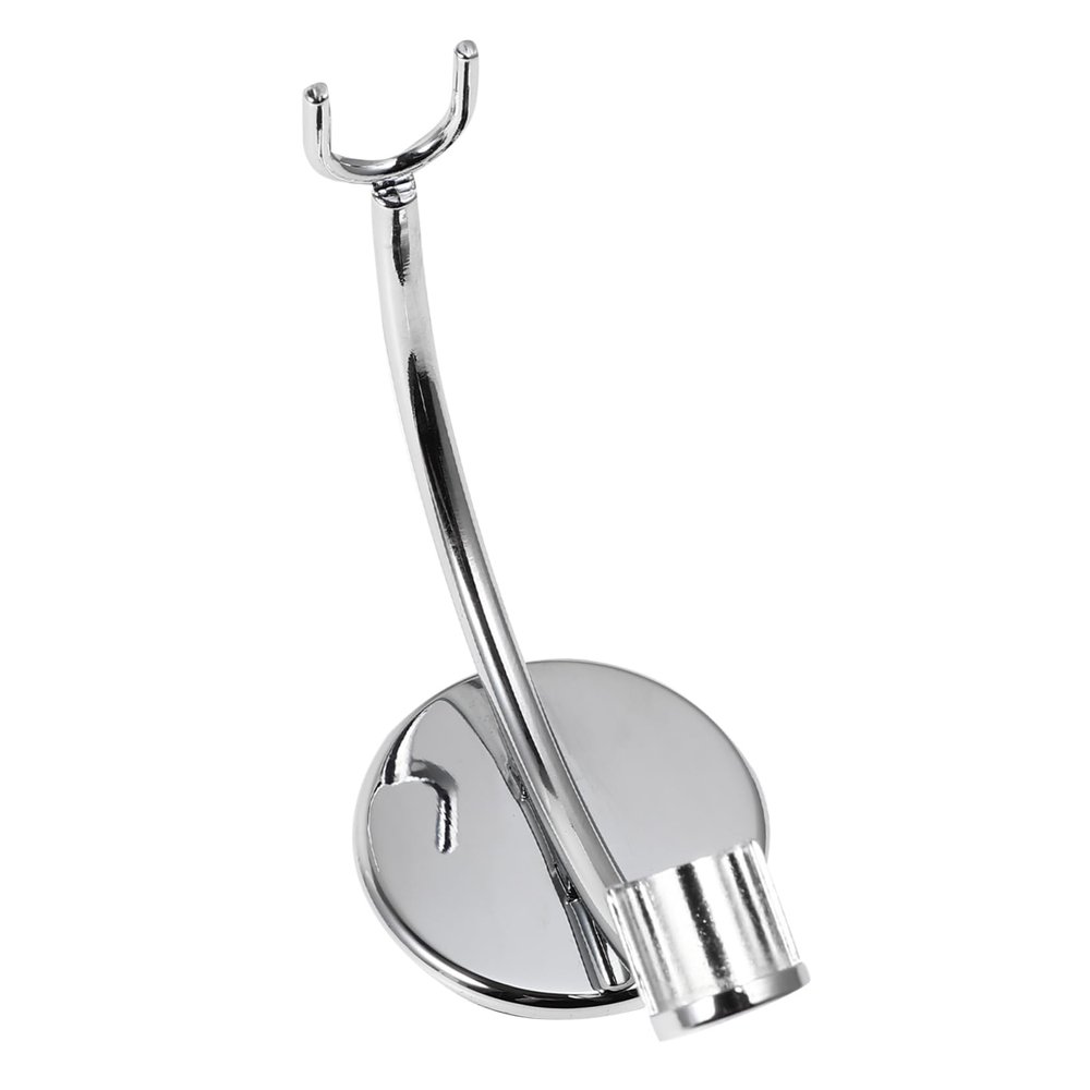 DECHOUS Mens Bathroom Razor Holder Stand Silver Practical Shaving Tool Organizer with Quick Dry Design Portable and Safe for Manual Shaving Creative Men