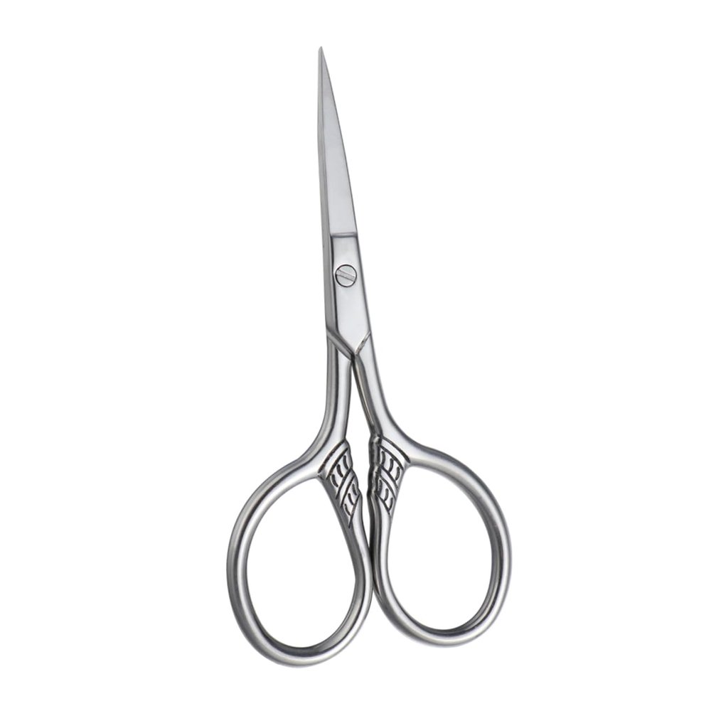 SHERCHPRY Stainless Steel Beard Trimming Scissors for Men Precision Mustache Shears with Durable Rust Blades Mirror Polished Facial Hair Grooming Tool for Styling and Maintenance