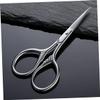 SHERCHPRY Stainless Steel Beard Trimming Scissors for Men Precision Mustache Shears with Durable Rust Blades Mirror Polished Facial Hair Grooming Tool for Styling and Maintenance view 4