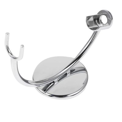 COSMEVIVI Silver Straight Razor Stand for Men Slip Resistant Single Head Razor Holder with Wear Resistant Design Compact Storage Rack for Bathroom Organization Creative Shaving Enthusiasts