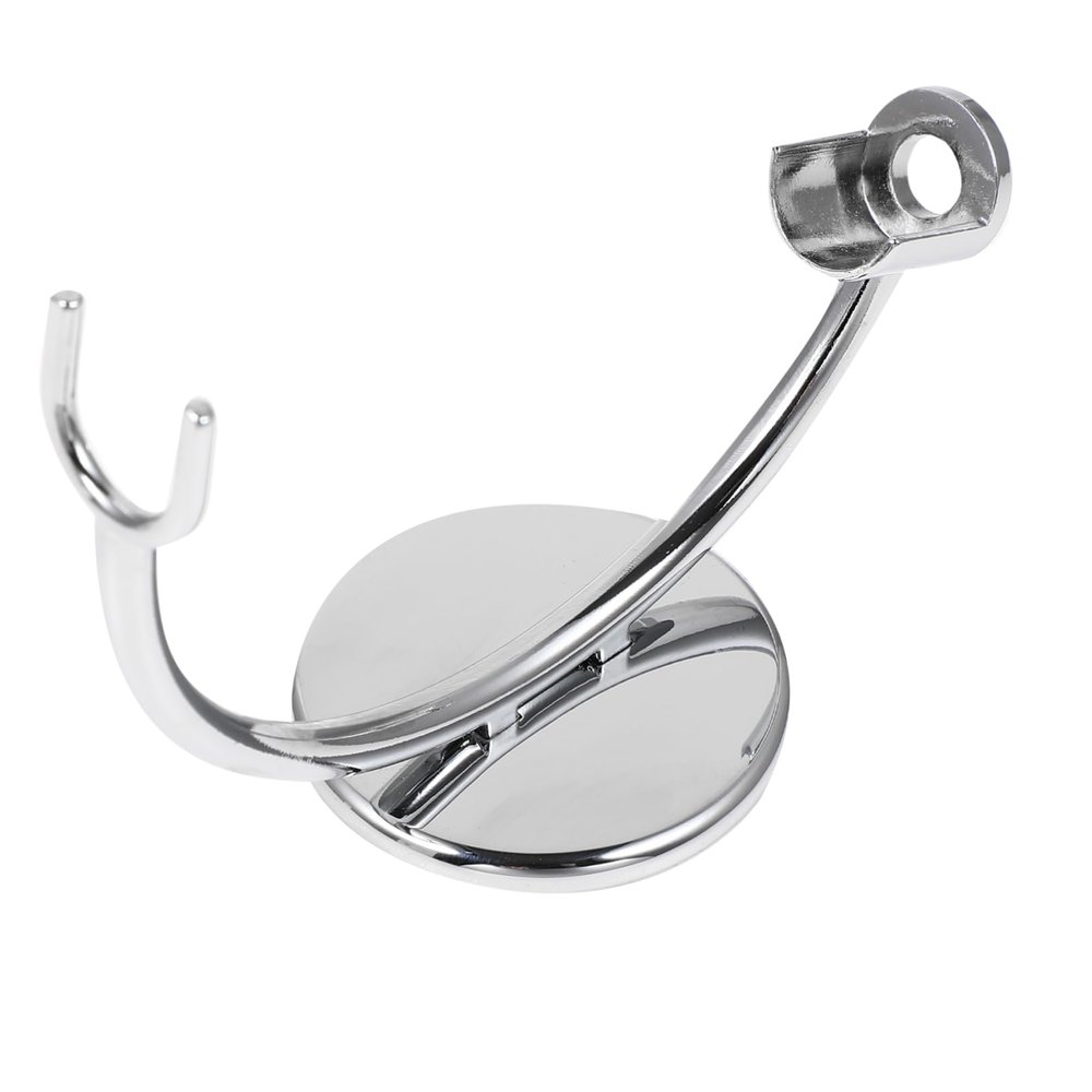 COSMEVIVI Silver Straight Razor Stand for Men Slip Resistant Single Head Razor Holder with Wear Resistant Design Compact Storage Rack for Bathroom Organization Creative Shaving Enthusiasts