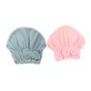 AUTSUPPL 2pcs Coral Fleece Hair Drying Caps Ultra Absorbent Soft Bath Towels with Bowknot Quick Dry Hair Wraps for Women to Reduce Breakage and Heat Damage for Home Gym Travel view 1