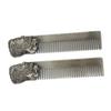 DECHOUS Vintage Stainless Steel Beard Comb for Men Static Rustproof Mini Mustache Pocket Comb Durable Fine and Wide Tooth Grooming Tool for Hair and Facial Hair Care view 1