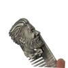 DECHOUS Vintage Stainless Steel Beard Comb for Men Static Rustproof Mini Mustache Pocket Comb Durable Fine and Wide Tooth Grooming Tool for Hair and Facial Hair Care view 2