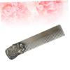 DECHOUS Vintage Stainless Steel Beard Comb for Men Static Rustproof Mini Mustache Pocket Comb Durable Fine and Wide Tooth Grooming Tool for Hair and Facial Hair Care view 4