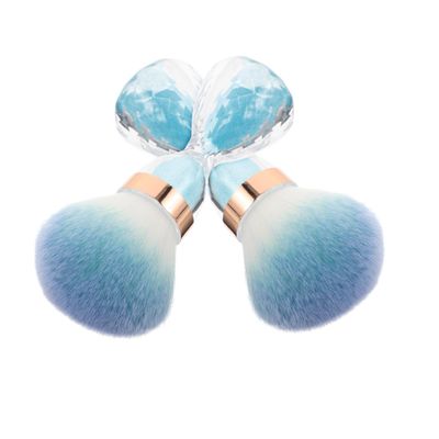 Garneck 2pcs Nail Dust Brush for Acrylic Nails Soft Hair Cleaning Powder Remover Large Head Gentle Manicure Tool for Precise Cleanup