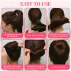 10 Pack Hair Bun Maker for Women - 5 Small & 5 Large Non-Slip Foam Sponge Bun Shapers for Easy Updos, Lazy Hair Curler Bun Clips, Reusable Magic Bun Curler for Long/Short/Thick/Thin Women Hair view 3