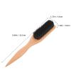 Didiseaon Men Bristle Beard Brush: Gentle Beard Care Soft Bristles Brush with Ergonomic Handle for Precise Grooming - Daily & Travel Use view 2