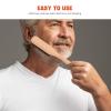 Didiseaon Men Bristle Beard Brush: Gentle Beard Care Soft Bristles Brush with Ergonomic Handle for Precise Grooming - Daily & Travel Use view 4