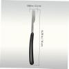 FOMIYES Safe Manual Straight Shaving Razor for Men Beard Grooming Portable Barber Tool for Salon and Home Use with Less Skin Irritation for Beard Sideburns and Fine Hair view 4