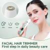 Bikini Trimmer for Women, 3-in-1 Electric Razors for Women, Waterproof Bikini Shaver Replaceable Facial, Body Trimmer for Pubic Hair, Painless Razor for Hair Trimmer Gifts for Her, Mint Green view 4