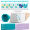 Waxing Kit for Women &Men - Wewax Wax Warmer for Hair Removal, Hard Wax Kit with 50g 6 Bags Hard Wax Beans for Full Body, Brazilian, Legs, Arms at Home view 1