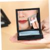 SOESFOUFU Oil Control Blotting Paper for Women with Mirror and Powder Puff Facial Oil Absorbing for Removal and Pore Tightening Portable Black Compact for Oily Skin Care view 3