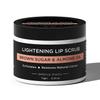 Lightening Lip Scrub With Brown Sugar, Almond Oil, Vitamin E, Coconut Oil & Argan Oil For Dry & Chapped Lip, Restore Natural Colour, Nourishes, Moisturizes, Brightening, 10g view 2