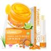 Turmeric Lemon Lip scrub & Turmeric Lip Balm with Brush Set 3PCS - Lips Scrubber Exfoliator for Dark Lips, Reduces Fine Lines Lip - Hydrating & Smooth Cracked, Dull, Dry view 1