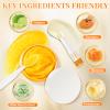 Turmeric Lemon Lip scrub & Turmeric Lip Balm with Brush Set 3PCS - Lips Scrubber Exfoliator for Dark Lips, Reduces Fine Lines Lip - Hydrating & Smooth Cracked, Dull, Dry view 3