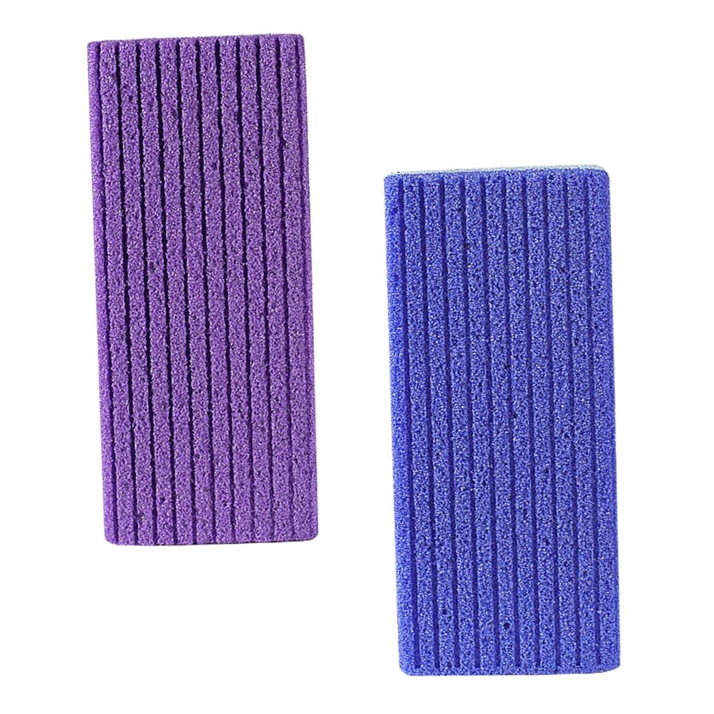 AUTSUPPL 2pcs Foot Care File Callus Removers Handheld Dead Skin Exfoliators for Feet Compact Dual Texture Pumice Tools for Heel Dead Skin Cleaning