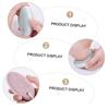 TINEASUR 2Pcs Foot Pumice Stone Scrubber for Callus Removal Ergonomic Oval Shaped Lightweight Foot File for Dead Skin and Heel Care Portable for Men and Women view 4