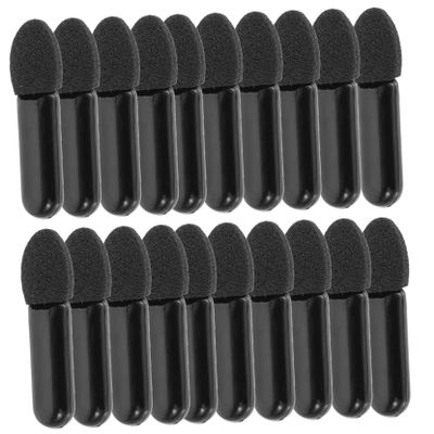 SMASOLO 100Pcs Eyeshadow Applicator Sticks Multipurpose Makeup Tool Soft Latex Tip Cosmetic Brush for Precise Eye Shadow Application and Blending Practical Beauty Kit for Beginners and