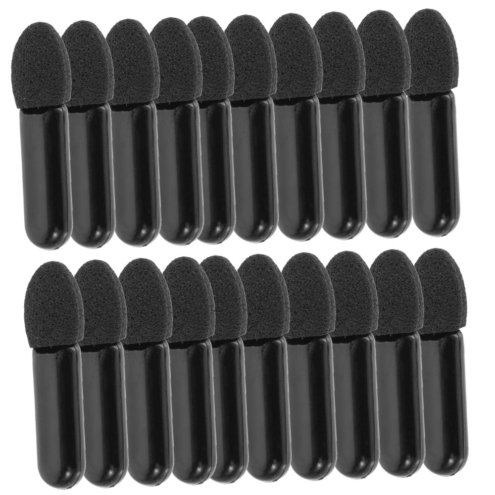 SMASOLO 100Pcs Eyeshadow Applicator Sticks Multipurpose Makeup Tool Soft Latex Tip Cosmetic Brush for Precise Eye Shadow Application and Blending Practical Beauty Kit for Beginners and