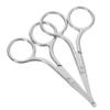 COOPHYA 2Pcs Stainless Steel Eyebrow Scissors Round Head Facial Grooming Tools for Nose Hair Beard and Eyebrow Trimming Precision Trimmers for Men and Women Daily Use view 1