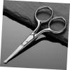 COOPHYA 2Pcs Stainless Steel Eyebrow Scissors Round Head Facial Grooming Tools for Nose Hair Beard and Eyebrow Trimming Precision Trimmers for Men and Women Daily Use view 4