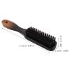 Didiseaon Boar Bristle Beard Brush: Men Grooming Tool Mustache Comb With Wood Gradient Handle Straightener For Hairdressing Shaving Facial Hair view 2