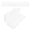 Didiseaon 3PCS Manual Razor Case: Transparent Hair Shaving Storage Box Organizer Travel Shaver Protective Holder for Barber Hair Removal Tools view 1