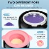 TIKESI Waxing Kit for Women and Men, Digital Wax Warmer with 14OZ 5 Bags Hard Wax Beads, at Home Wax kit for Full Body, Face, Eyebrows, Bikini, Legs, Brazilian & Sensitive Skin view 3