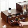 3-Layer Makeup Storage Organizer Box, Large Capacity Cosmetic Storage For Dressing Table & Bathroom view 2