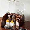 3-Layer Makeup Storage Organizer Box, Large Capacity Cosmetic Storage For Dressing Table & Bathroom view 4