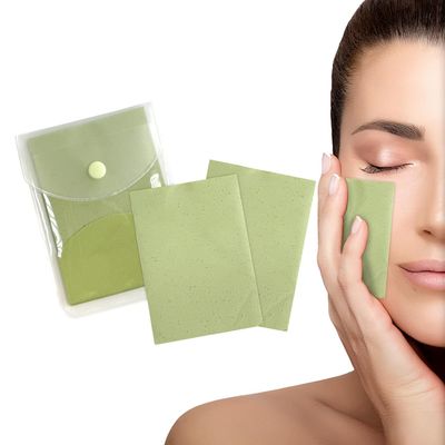 EKIND Oil Blotting Papers Replacement Packs Make Up Pads for Face Shine Control Men Women,Portable Oil Absorbing Tissues for Oily Skin(160 Sheets,Green)
