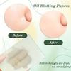 EKIND Oil Blotting Papers Replacement Packs Make Up Pads for Face Shine Control Men Women,Portable Oil Absorbing Tissues for Oily Skin(160 Sheets,Green) view 3